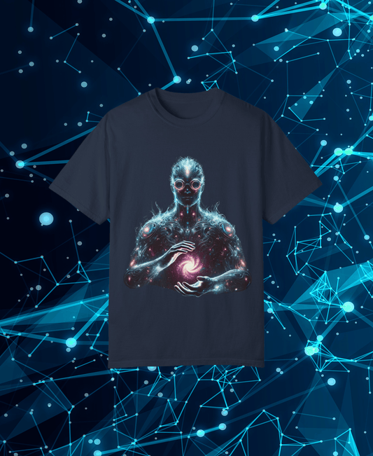 Cosmic Technomancer: Keeper of Galaxies Tee